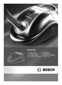 Руководство Bosch BSG81466 Ergomaxx Пылесос