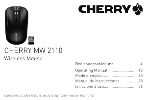 Manuale Cherry MW 2110 Mouse