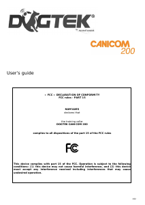 Manual Canicom 200 Electronic Collar