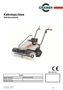 Bedienungsanleitung Cramer KM 70 G Kehrmaschine