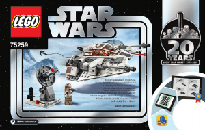 Bruksanvisning Lego set 75259 Star Wars Snowspeeder – 20-årsjubileumsutgave
