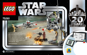 Manual Lego set 75261 Star Wars Clone scout walker