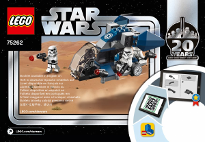 Bruksanvisning Lego set 75262 Star Wars Imperial Dropship