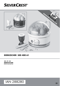 Priručnik SilverCrest SED 400 A1 Kuhalo za jaja