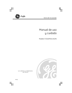 Manual de uso GE FCEGEP0441A2IN1 Microondas