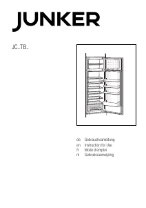 Mode d’emploi Junker JC60TB20 Réfrigérateur combiné