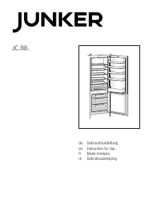 Bedienungsanleitung Junker JC80BB20 Kühl-gefrierkombination