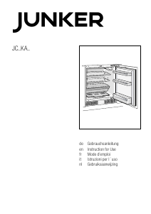Mode d’emploi Junker JC15KA20 Réfrigérateur