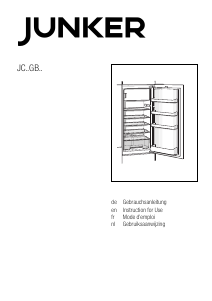 Manual Junker JC30GB30 Refrigerator