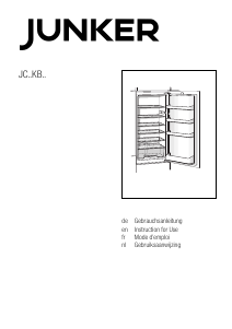 Manual Junker JC40KB20 Refrigerator