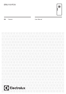 Manual Electrolux ERU1101FOV Freezer