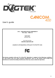 Manual Canicom 400 Electronic Collar