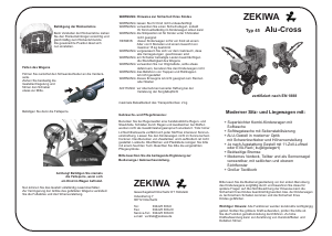 Bedienungsanleitung ZEKIWA Alu-Cross Kinderwagen