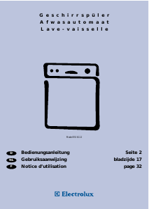 Handleiding Electrolux ESI6112X Vaatwasser