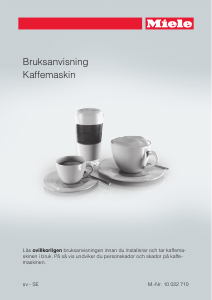Bruksanvisning Miele CM 6310 Kaffebryggare