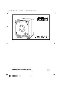 Bedienungsanleitung Juno JWT8013 Waschtrockner