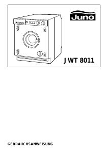 Bedienungsanleitung Juno JWT8011 Waschtrockner