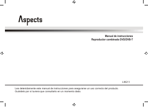 Manual de uso Aspects LW211 Reproductor DVD
