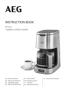 Manual de uso AEG KF7800-U Máquina de café