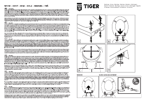 Manual Tiger Mississippi Assento de sanita