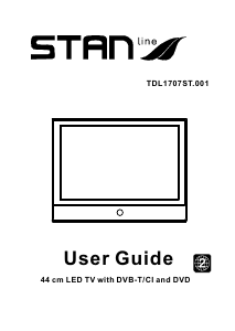 Handleiding Stanline TDL1707ST.001 LED televisie