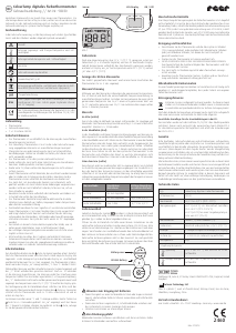 Mode d’emploi Reer ColourTemp Thermomètre