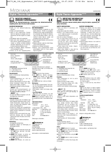 Manuál Medisana HG 100 Meteostanice