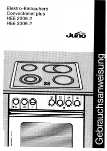 Bedienungsanleitung Juno-Le Maitre HEE2306 Herd