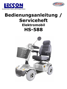 Bedienungsanleitung Lecson HS-588 Elektromobil