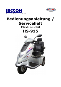 Bedienungsanleitung Lecson HS-915 Elektromobil