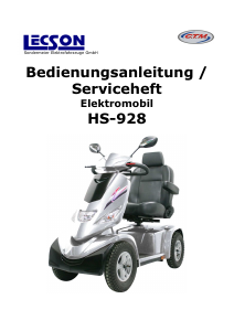 Bedienungsanleitung Lecson HS-928 Elektromobil
