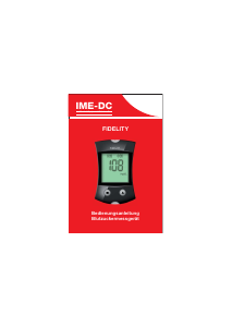 Bedienungsanleitung IME-DC Fidelity Blutzuckermessgerät