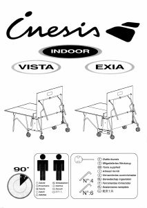 Manual Inesis Exia Mesa de ténis de mesa