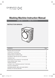 Manual Daewoo DWD-MV5811 Washing Machine