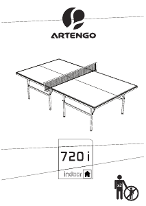 Návod Artengo FT720 Stôl na stolný tenis