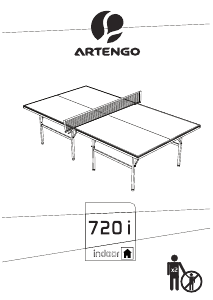 Manuál Artengo FT720 Stůl na stolní tenis