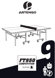 Bedienungsanleitung Artengo FT950 Tischtennistisch