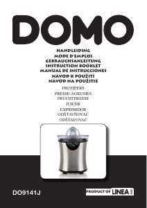 Manual de uso Domo DO9141J Exprimidor de cítricos