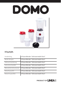 Mode d’emploi Domo DO9185BL Blender