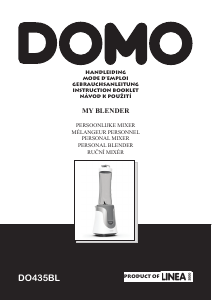 Mode d’emploi Domo DO435BL Blender