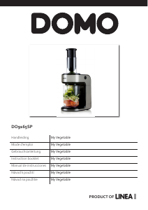 Manual Domo DO9165SP Food Processor