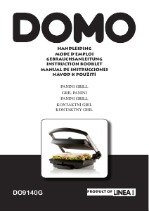 Manual Domo DO9140G Contact Grill