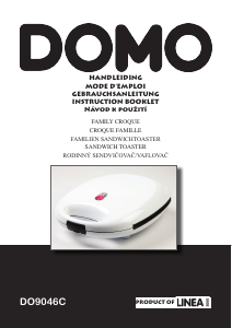 Handleiding Domo DO9046C Contactgrill