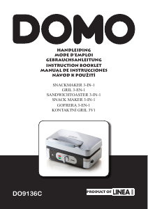 Bedienungsanleitung Domo DO9136C Kontaktgrill