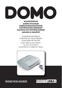 Manual de uso Domo DO601ED Manta eléctrica