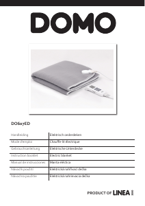 Manual de uso Domo DO607ED Manta eléctrica