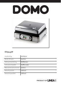 Manual Domo DO9149W Waffle Maker