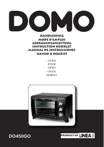 Manual de uso Domo DO450GO Horno