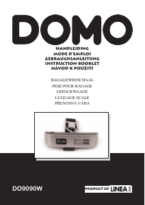 Bedienungsanleitung Domo DO9090W Gepäckwaage