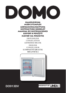 Manual Domo DO913DV Freezer